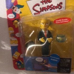The Simpsons Mr Burns and Blinky the 3 eyed fish w cash accessories Action Figur